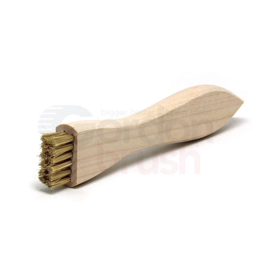 2 x 6 Row Hog Bristle and Wood Handle Applicator Brush 2