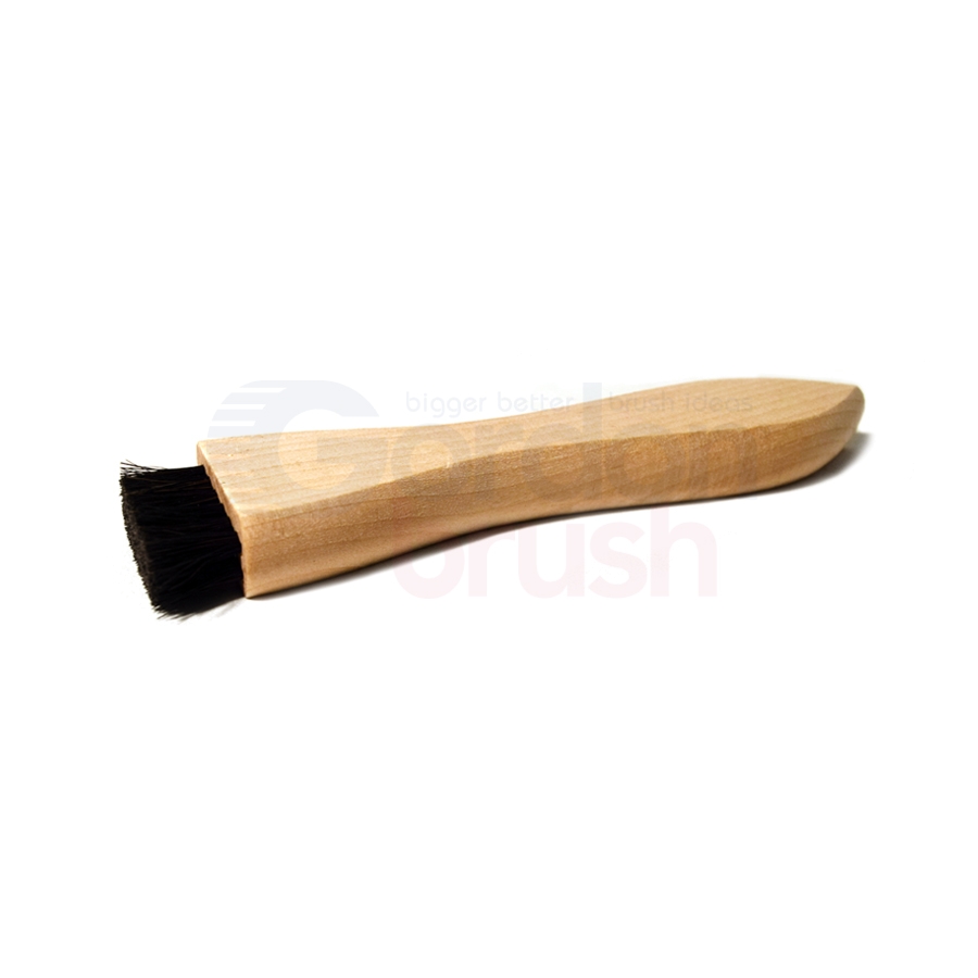 2 x 6 Row Horse Hair Bristle and Wood Handle Applicator Brush 1