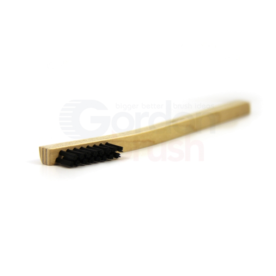 2 x 8 Row .012" Nylon Bristle and Plywood Handle Brush 3