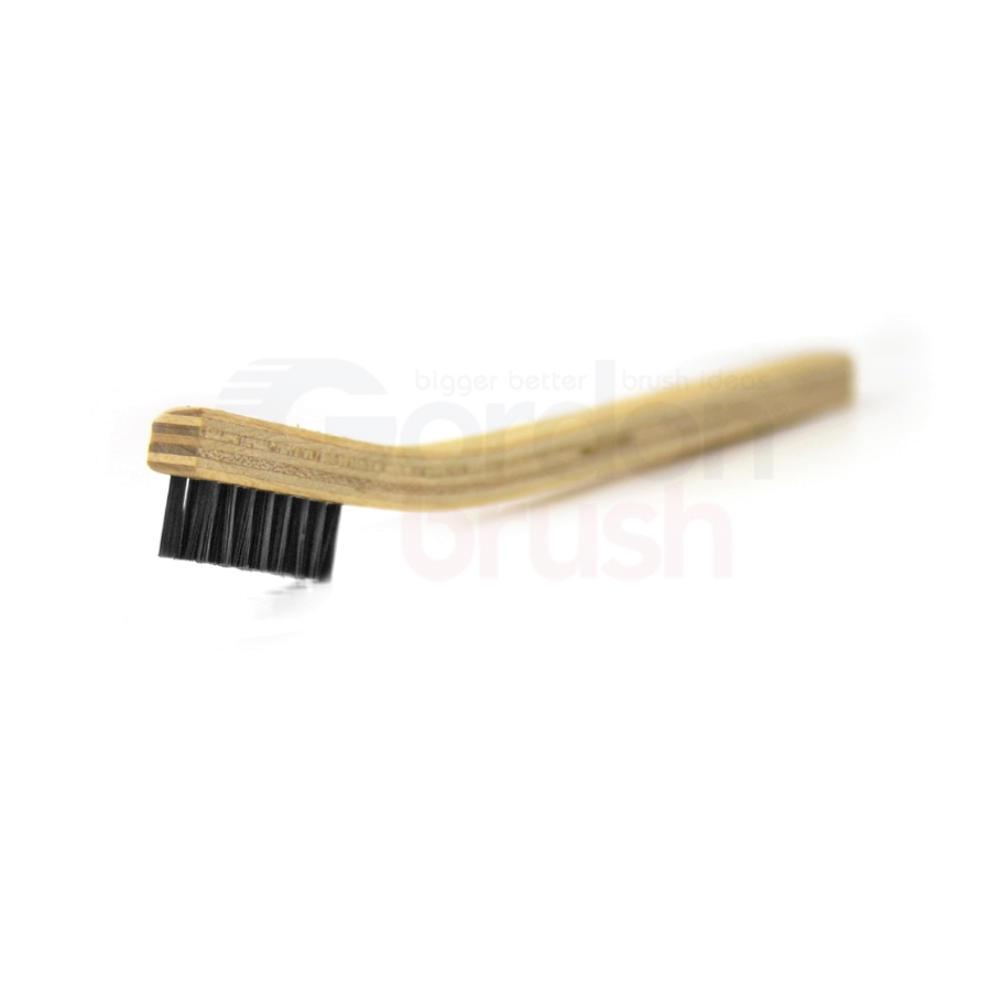 2 x 8 Row .012" Nylon Bristle and Plywood Handle Brush