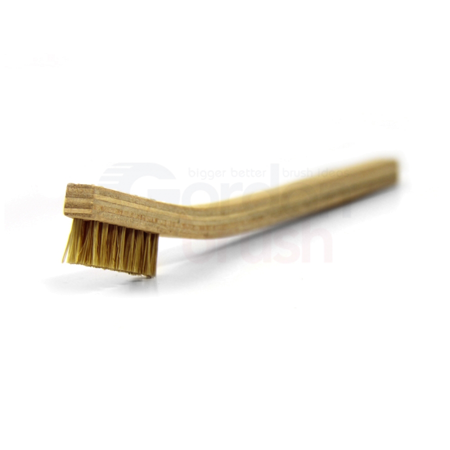 Techni-Pro 758CH183 ESD-Safe Dusting Brush – Hog Hair/Wood, 7/16" Bristle, 9-3/4" OAL, Conductive Handle