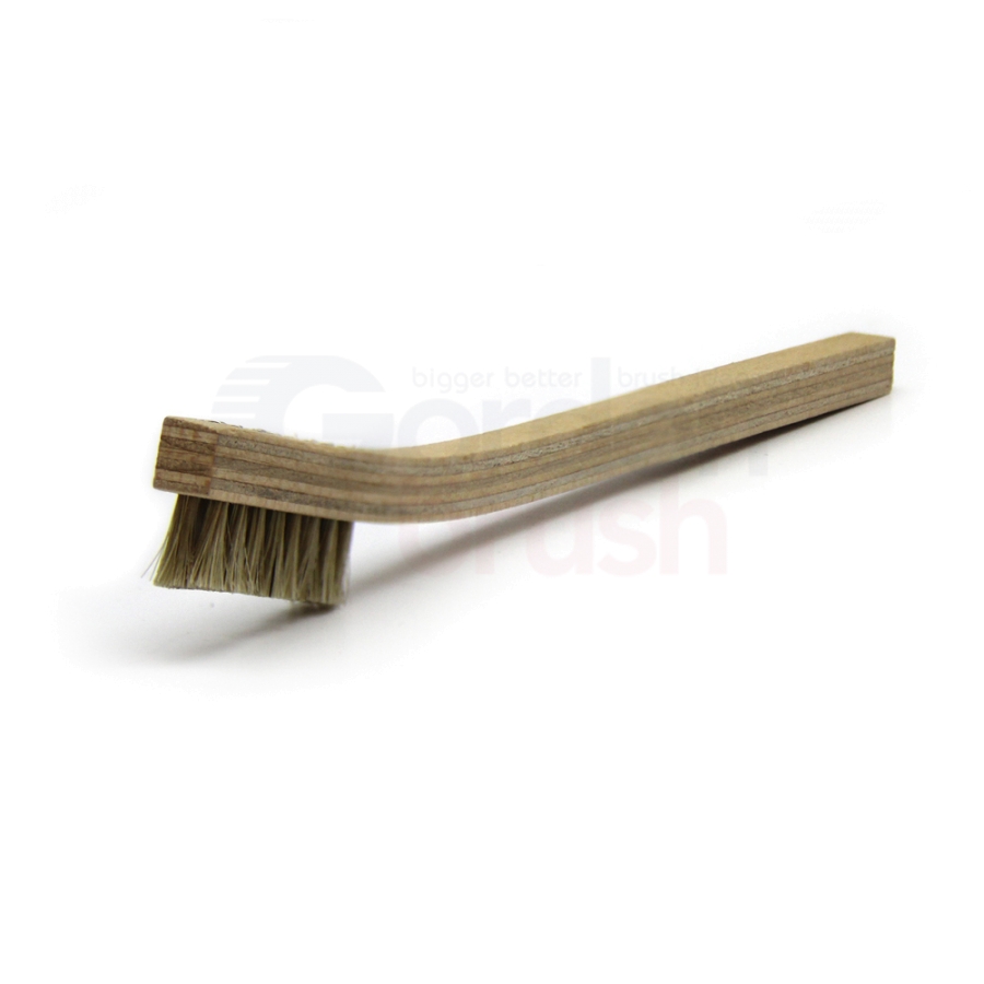 2 x 8 Row Horse Hair Bristle and Plywood Handle Brush