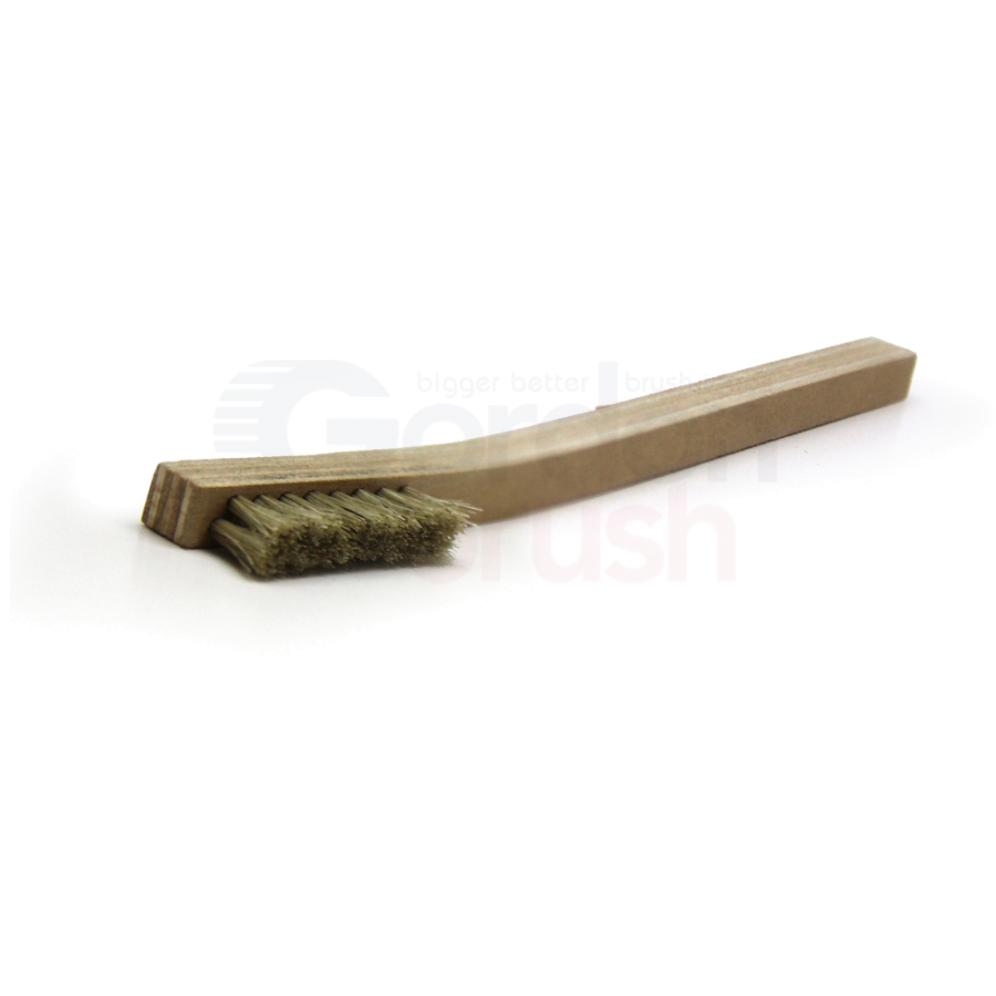 2 x 8 Row Horse Hair Bristle and Plywood Handle Brush 2