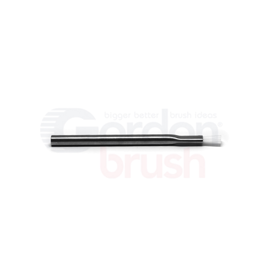 3/16" Diameter .008" Nylon 3/8" Trim and Stainless Steel Handle Applicator Brush 2