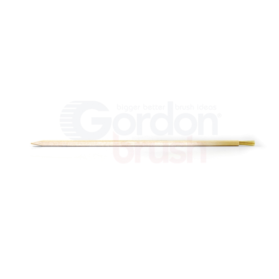 3/16" Diameter Hog Bristle/Wood Applicator Brush 2
