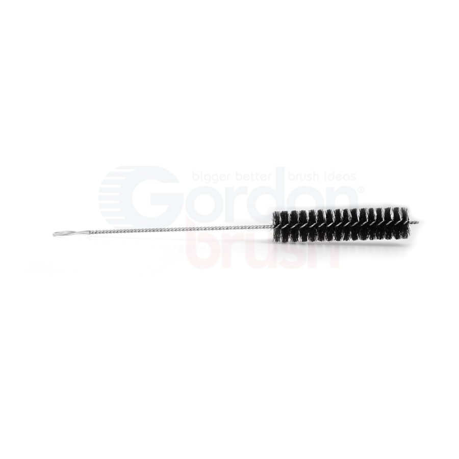 3/4 Diameter 8-1/2 Length Single Spiral, Single-Stem Horse Hair Brushes,  with Ring Handle and Galvanized Stem 499201 - Gordon Brush