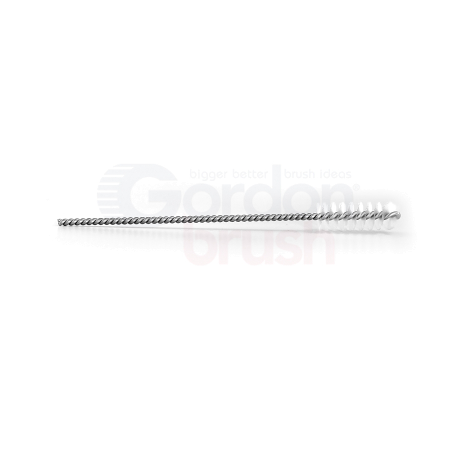 3/8" Diameter Nylon Fill Spiral Thread Cleaning Brush with cut end 2