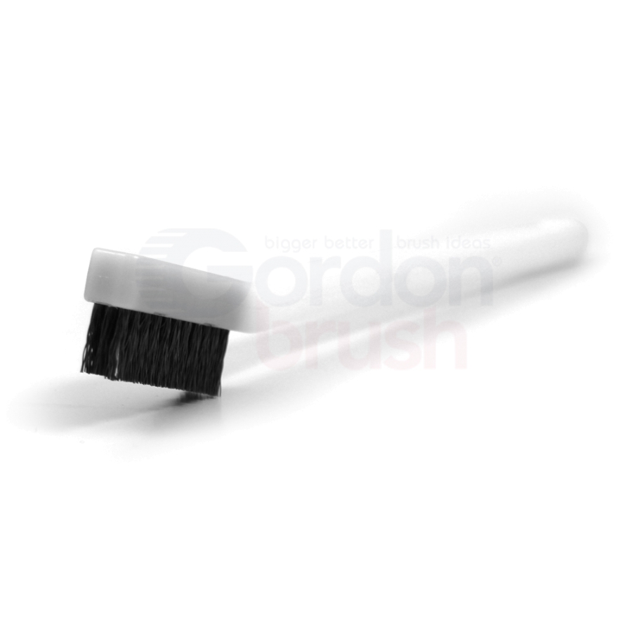 3 x 11 Row 0.008" Titanium Bristle and Acetal Handle Scratch Brush 1