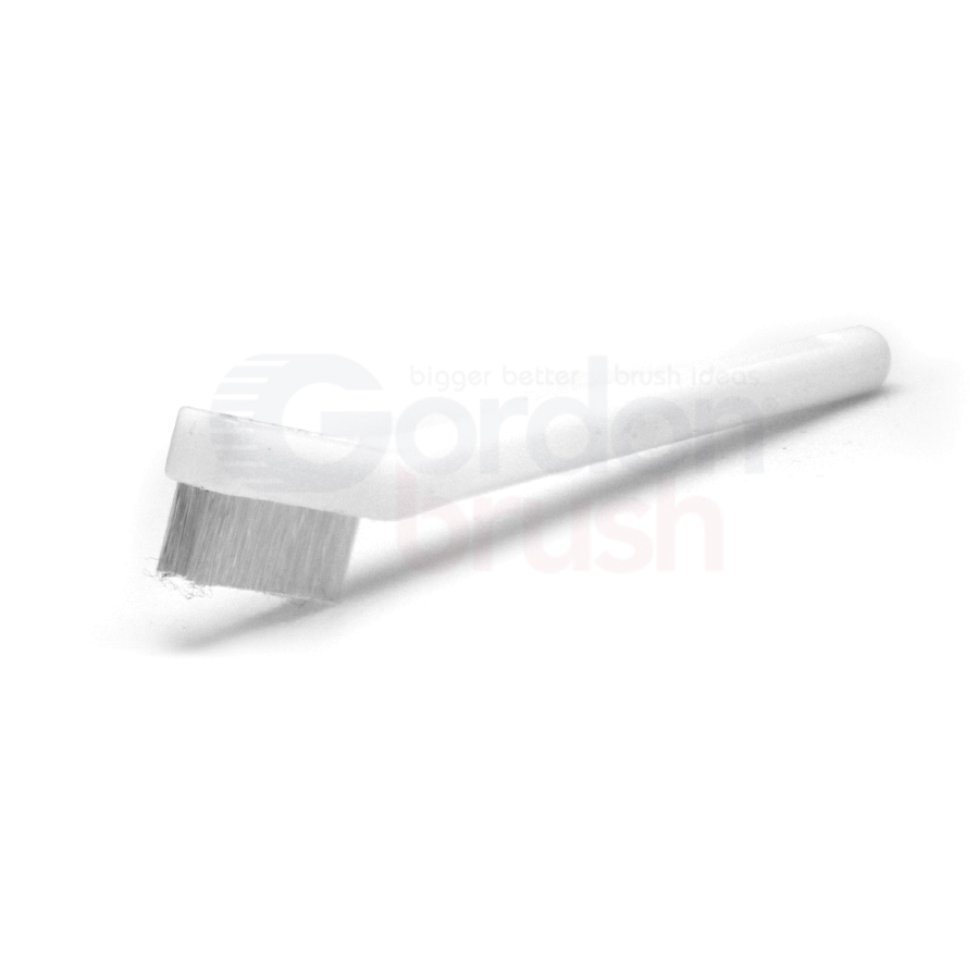 3 x 11 Row 0.012" Stiff Nylon Bristle and Acetal Handle Brush