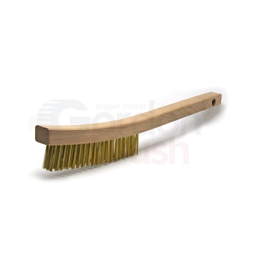 Gordon Brush 403B-006 3 x 19 .006 Brass Scratch Brush Case of 12