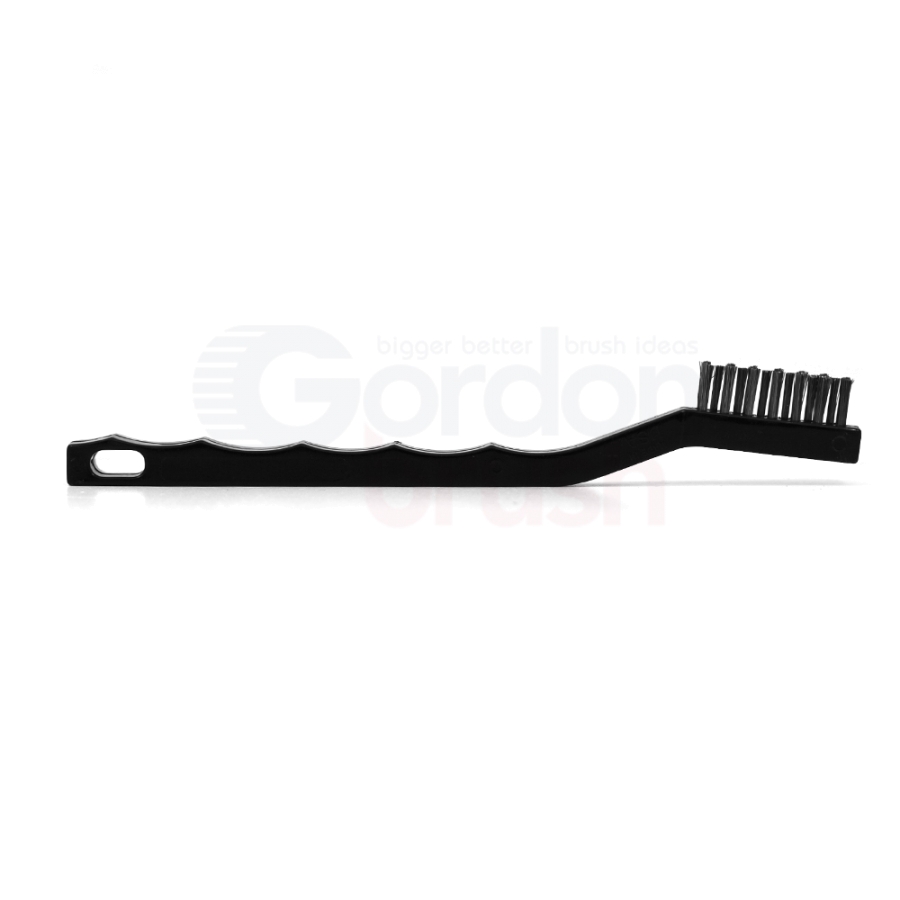 3 x 7 Row 0.006" Carbon Steel Bristle and Plastic Handle Scratch Brush 3
