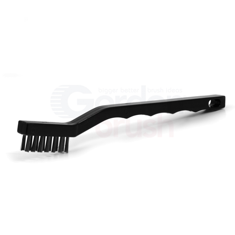 3 x 7 Row 0.006" Carbon Steel Bristle and Plastic Handle Scratch Brush