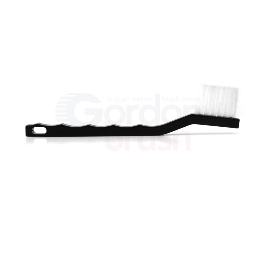 3 x 7 Row 0.008" Nylon Bristle and Plastic Handle Long Trim Scratch Brush 3