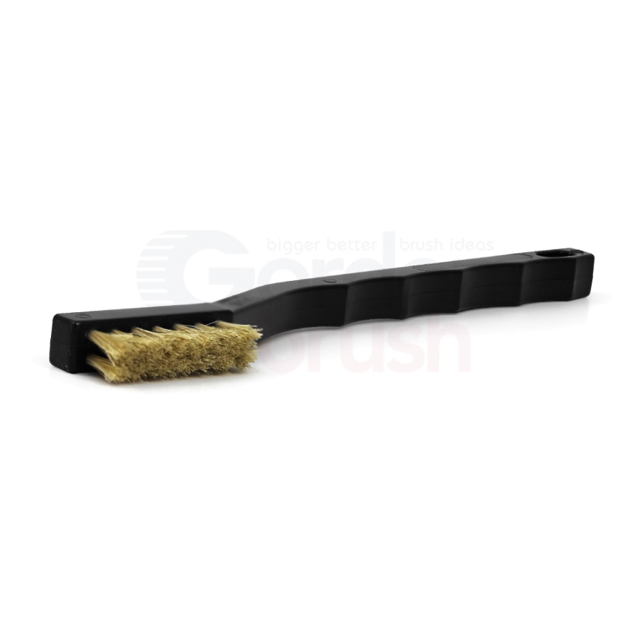 3 x 7 Row Horse Hair Bristle and Plastic Handle Scratch Brush 2