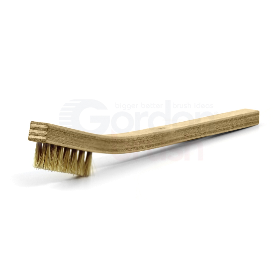 3 x 7 Row Horse Hair Bristle and Plywood Handle Scratch Brush