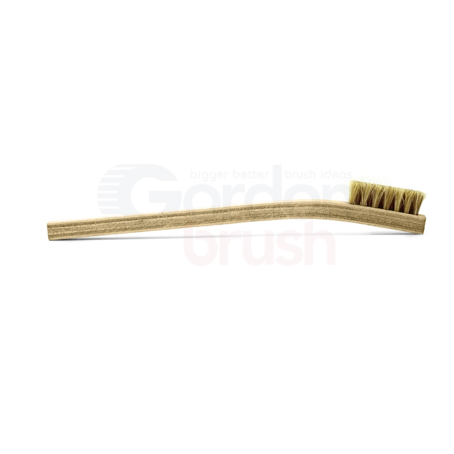 3 x 7 Row Horse Hair Bristle and Plywood Handle Scratch Brush 3