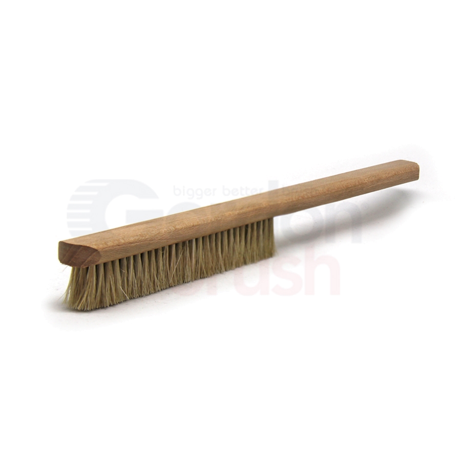 4 X 29 Row Anti-Static Horse Hair and Narrow Hardwood Handle Plater's Brush