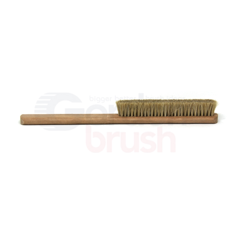 Soft Brass Brush with Wood Handle | Esslinger