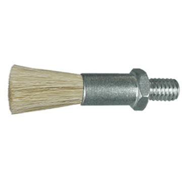 5/8" Diameter Body, Horse Hair Fill, .093" Orifice, Male Thread, Flow Thru Brush