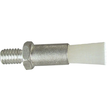 5/8" Diameter Body, Nylon Fill, .093" Orifice, Male Thread Flow Through Brush