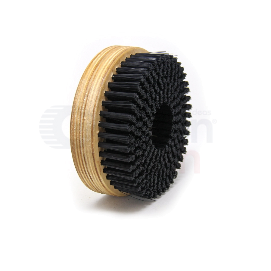 42395EC01 - Round Scrub Brush 5in - Brown