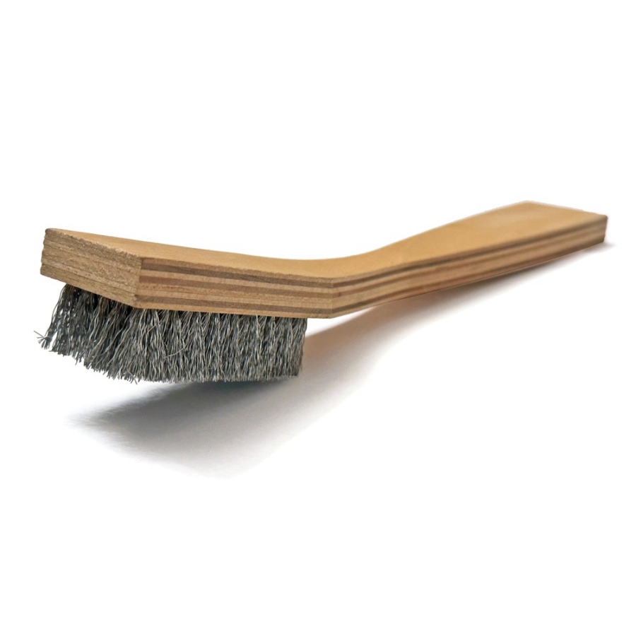 Glasgow Nylon Cleaning Brush 10 Inches Medium Bristles with Wood