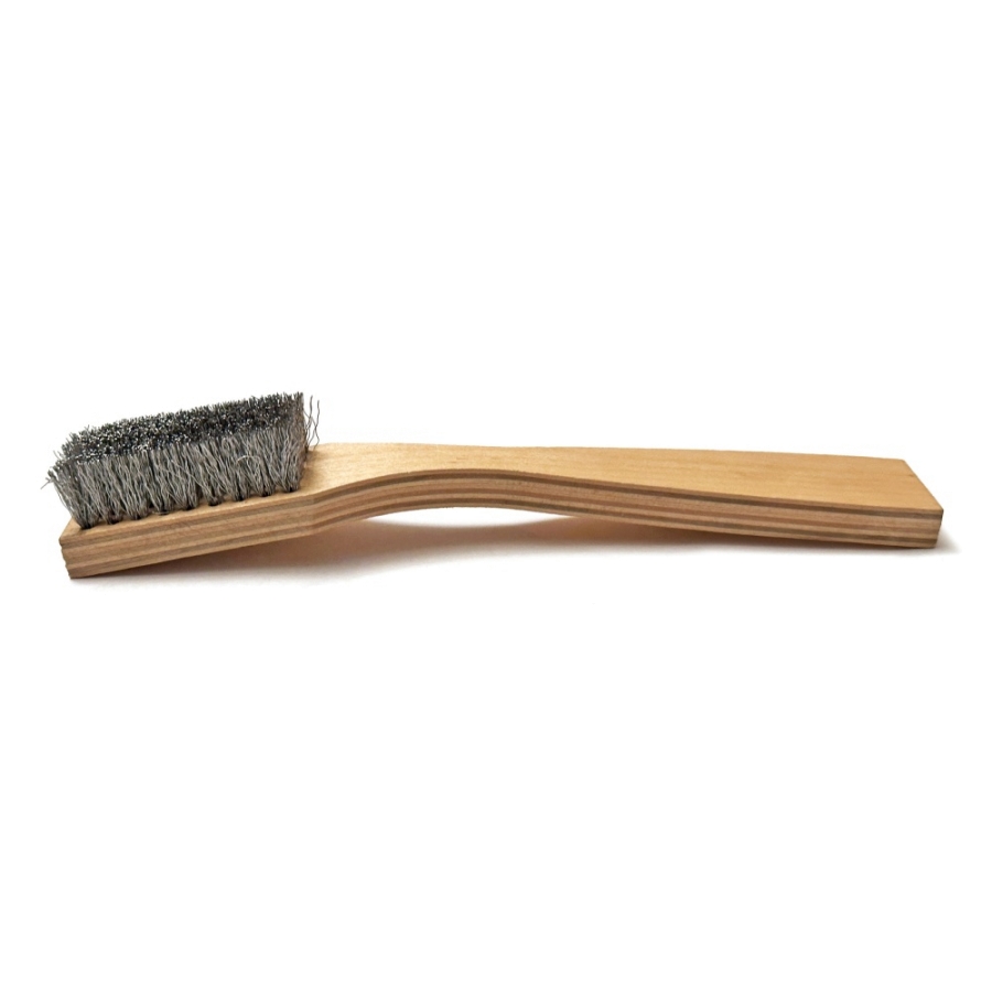 United Abrasives SAIT 05766 3 x 7 Stainless Steel Scratch Brush Small  Cleaning Brush with Plastic Handle, 12 pack