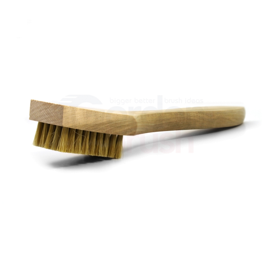 5 x 9 Row Hog Bristle and Shaped Wood Handle Scratch Brush