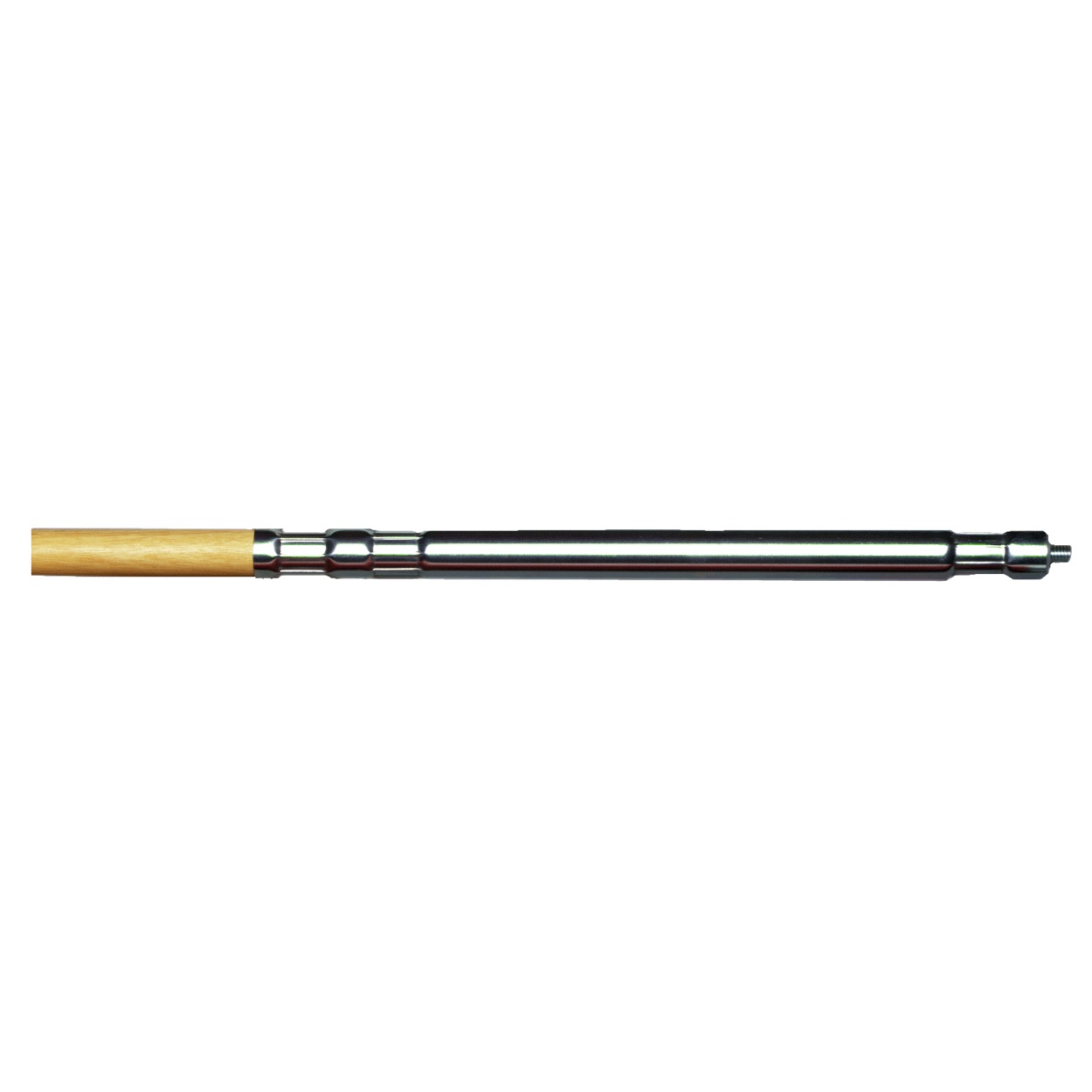 60" x 1" Wood/Steel Speed Sweep® Handle, 3/8" Standard Steel Stud 1