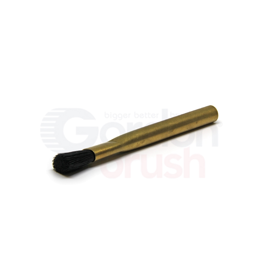7/16" Diameter .006" Nylon Fill 3/4" Trim and Brass Handle Applicator Brush