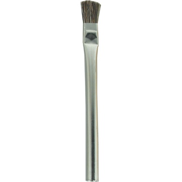 Made in USA 13/16 Long x 1/2 Wide Horsehair Acid Brush 6-1/8 Overall  Length, Tin Handle, For Use with Flux & Solve (144 Pieces) - 96-241-5 -  Penn Tool Co., Inc