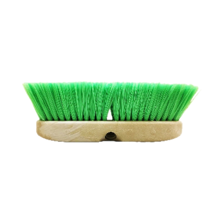 9" Wash Brush – Green Polyester (soft)