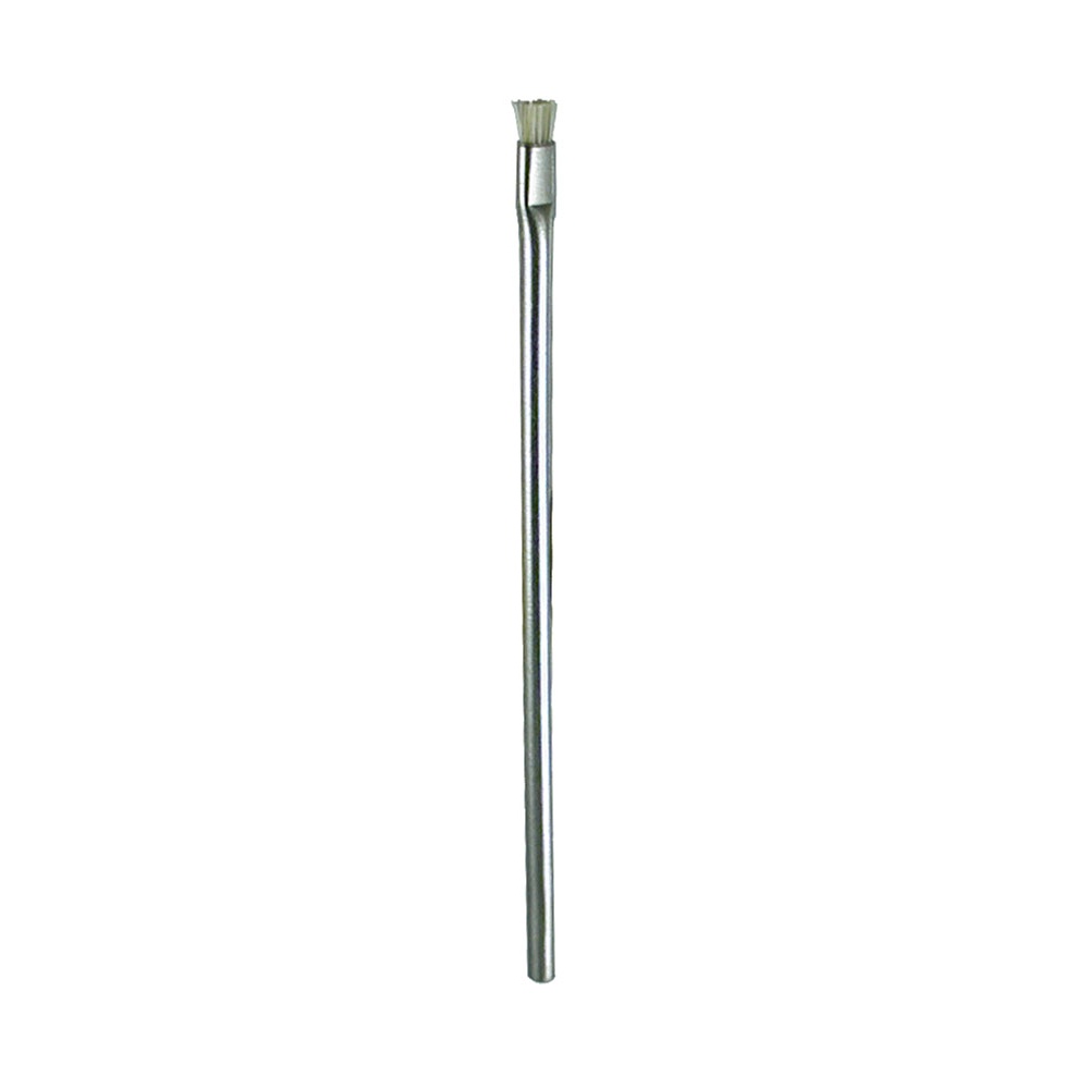 Applicator Brush — 0.003" Polypropylene Bristle / 1/8" Diameter Stainless Steel Tube Handle 1