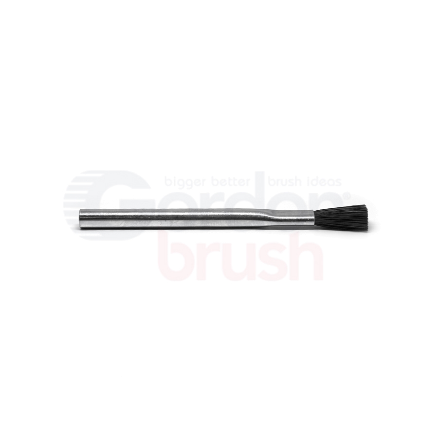 Applicator Brush 3/8" Diameter – 0.010" Nylon Bristle with Zinc-Plated Steel Handle 2