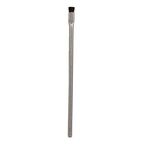Applicator Brush — Anti-Static Goat Hair / 1/8" Diameter Stainless Steel Tube Handle
