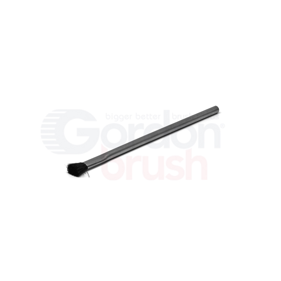 Applicator Brush — Anti-Static Goat Hair / 3/16" Diameter Stainless Steel Tube Handle 1
