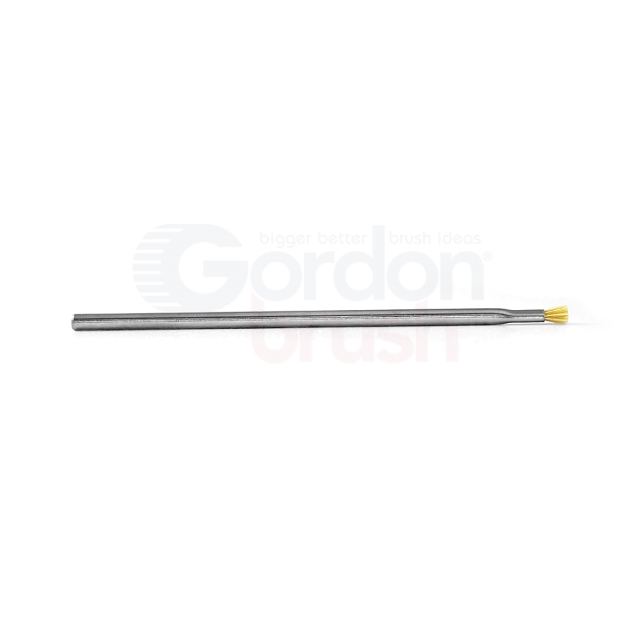 Applicator Brush — Anti-Static Hog Bristle / 1/8" Diameter Stainless Steel Tube Handle 2