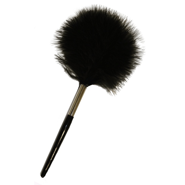 Black Feather Fingerprint Dusting Brush