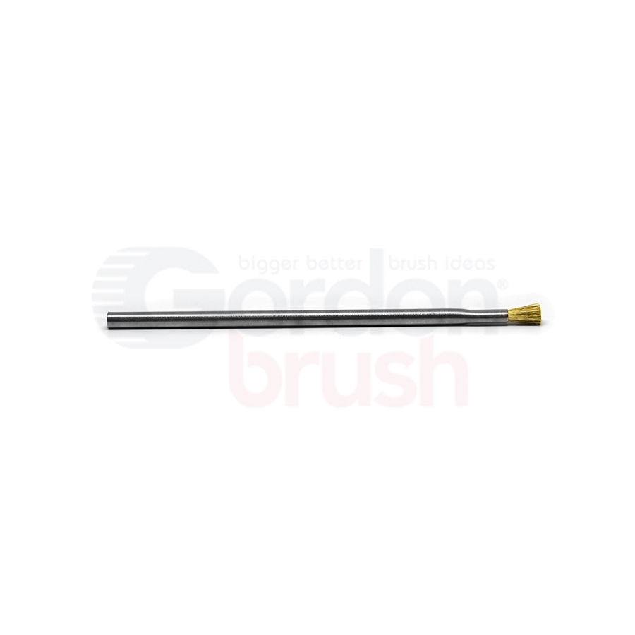 Conductive Applicator Brush — 0.003" Brass Wire / 3/16" Diameter Stainless Steel Tube Handle 2