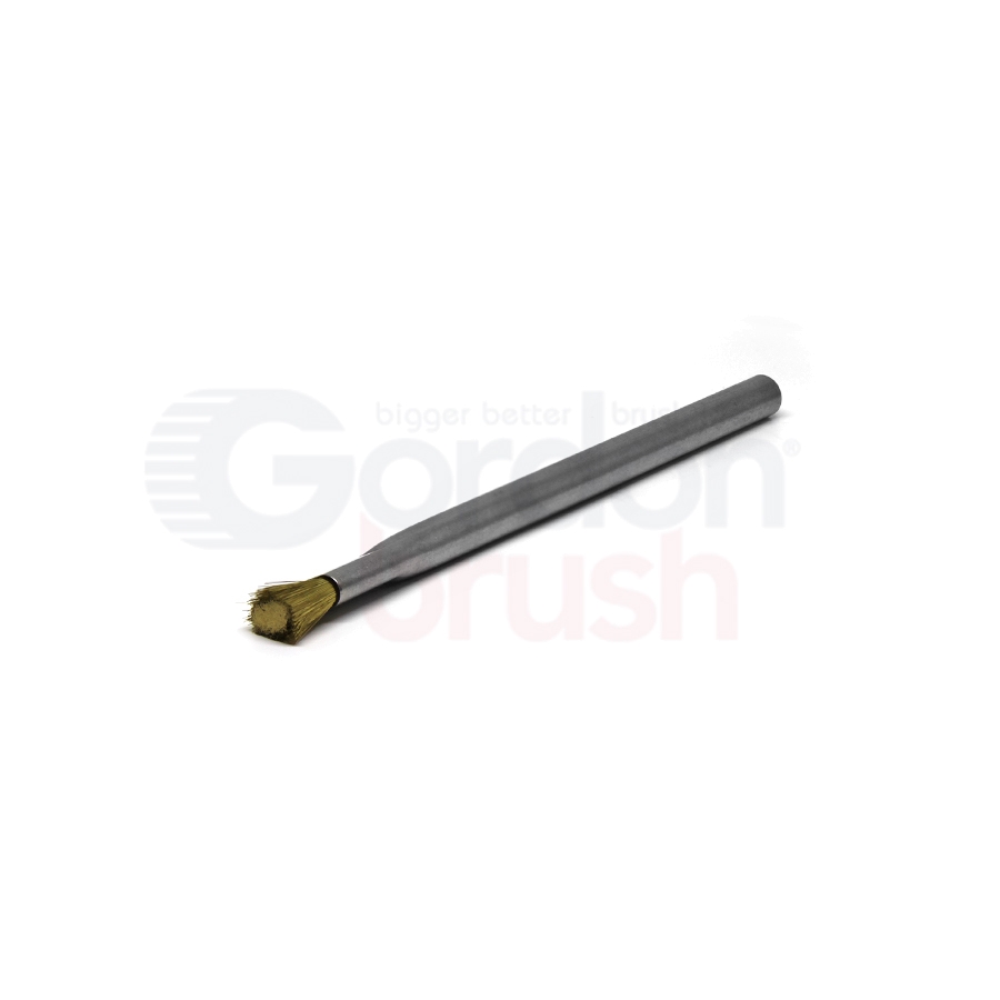 Conductive Applicator Brush — 0.003" Brass Wire / 3/8" Diameter Stainless Steel Tube Handle