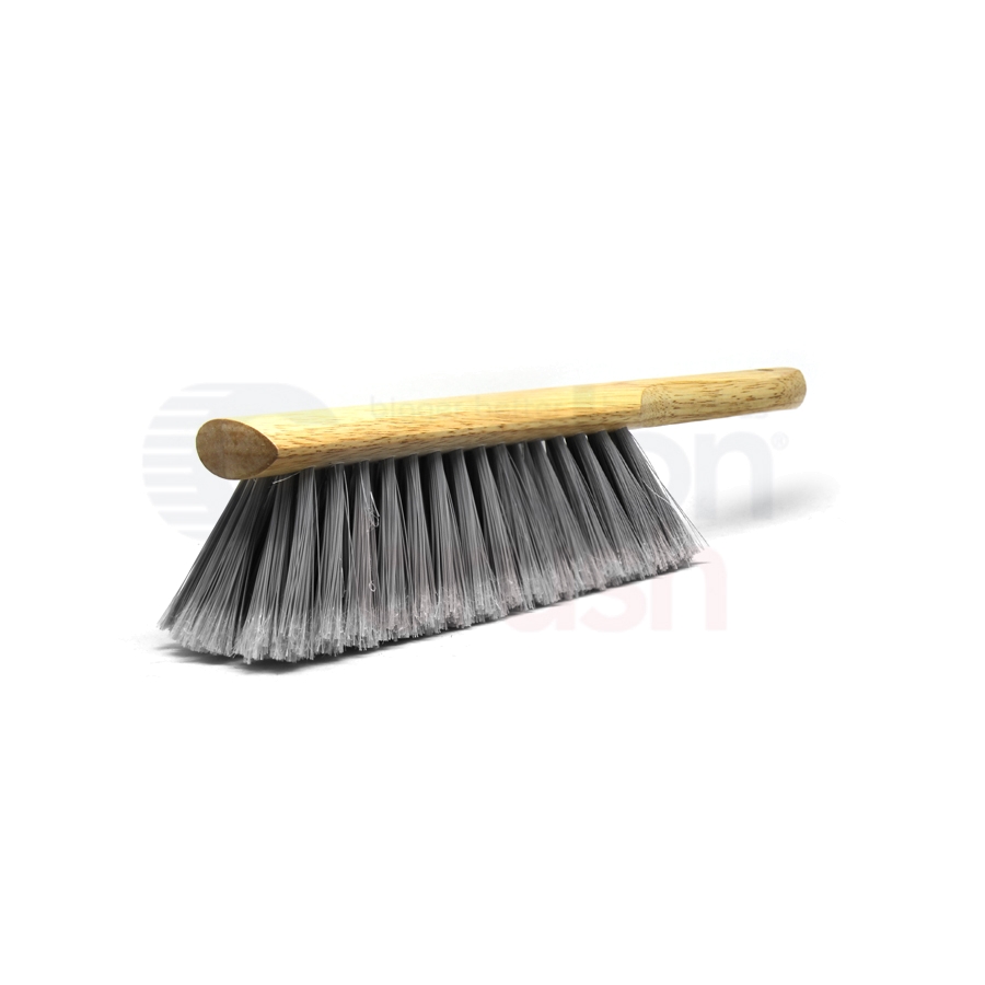 Bench & Shop Duster Brush 7 Inch Counter Broom Fine and Flagged Synthetic  Bristles for Fine Particulates Wood Handle Beaver Tail Sweeper 