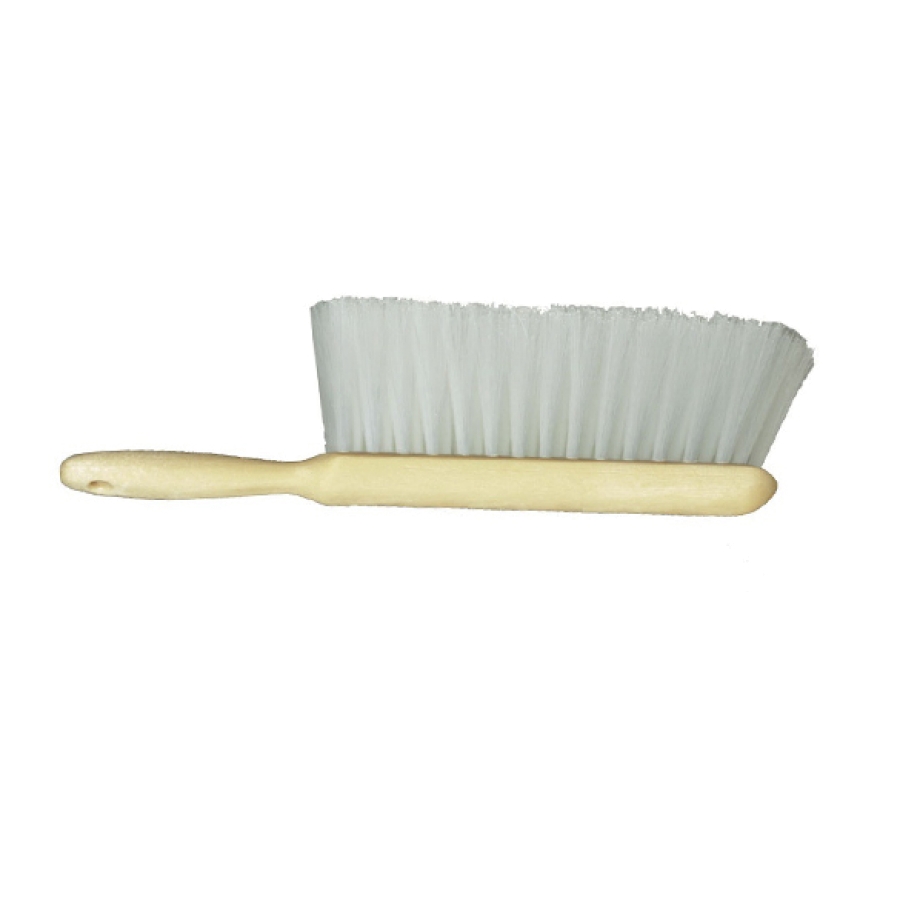 Counter Duster – White 5 x 15 Row Polypropylene Bristle Plastic Handle