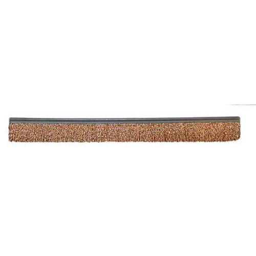 Height 1" No. 4 Channel Strip Brush - .004" Brass Bristle Diameter 2