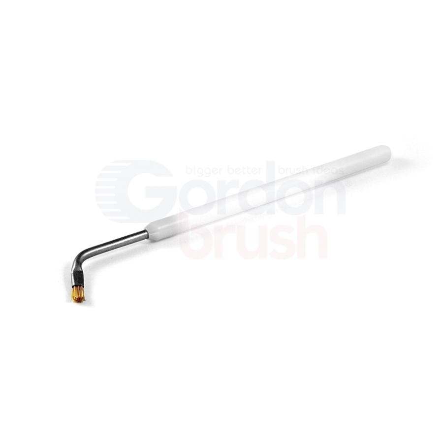 Hog Bristle and Angled Handle Instrument Cleaner Brush