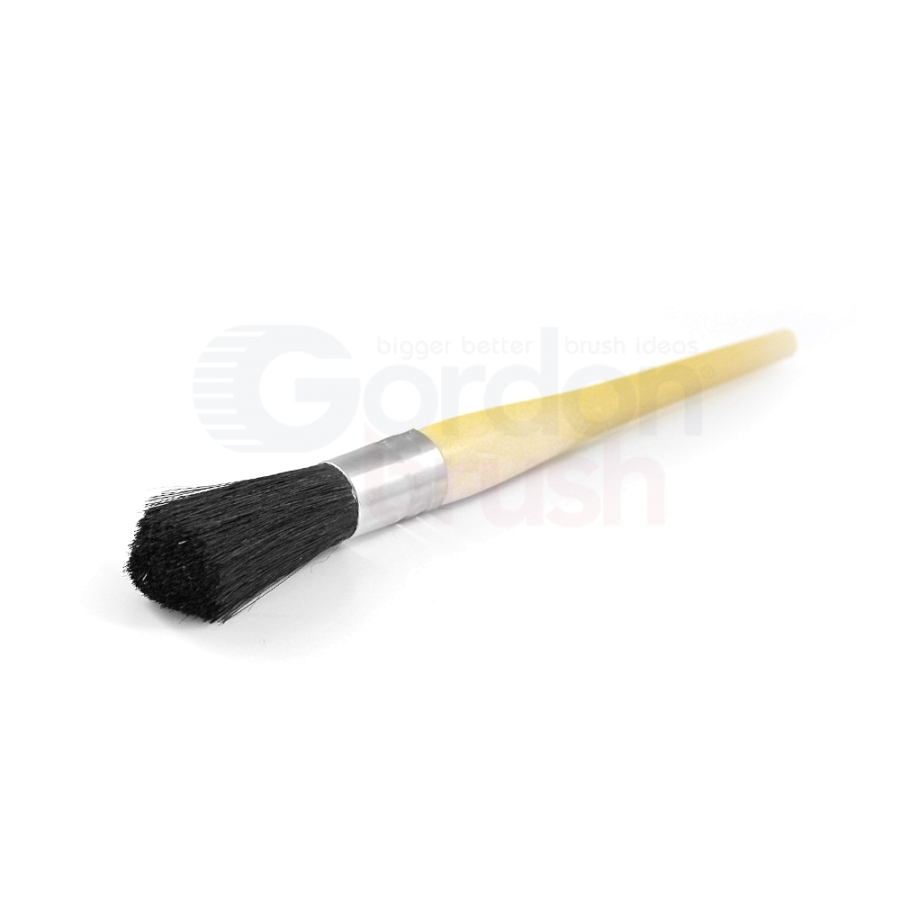 Hog Bristle and Plastic Handle Parts Cleaning Brush