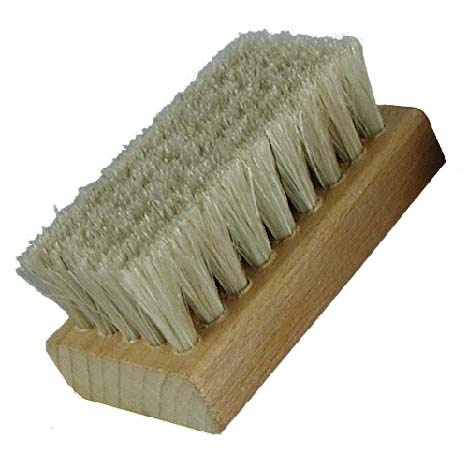Horse Hair Bristle, 2-1/2" x 1-3/8" Wood Block Scrub Brush
