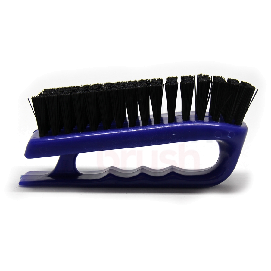 6quot; Brush Iron-Shaped Handle Scrub Brush White Plastic Handle/ RCP6482COB 