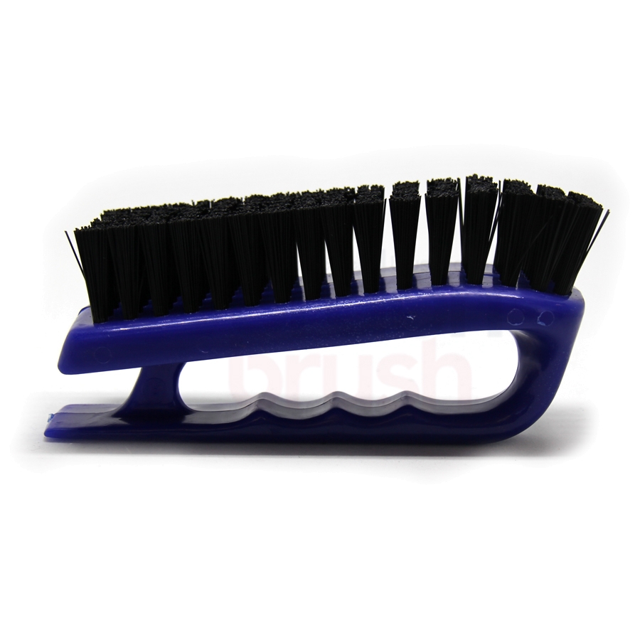 Glasgow Nylon Cleaning Brush Medium Bristles with Wood Handle- German Made | Esslinger