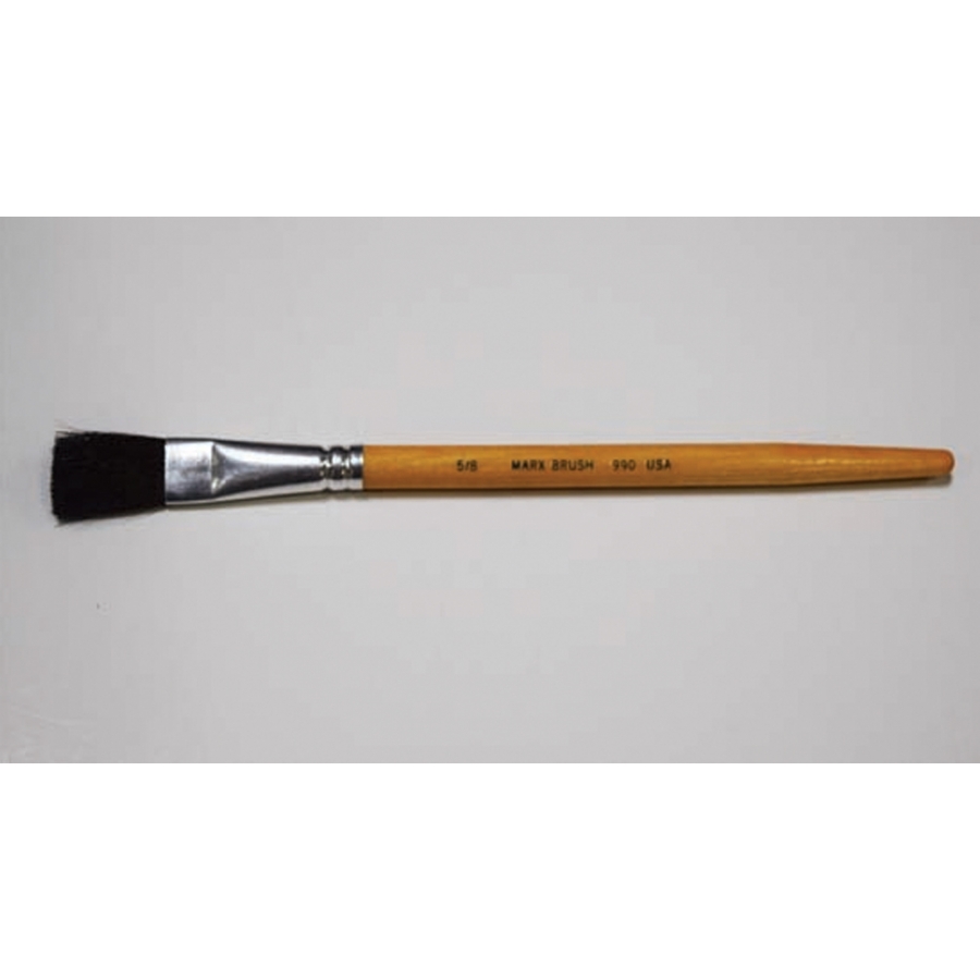 Gordon Brush 900431 - Horse Hair & Tin Handle Acid Brush, 1/4 Diameter | Tequipment