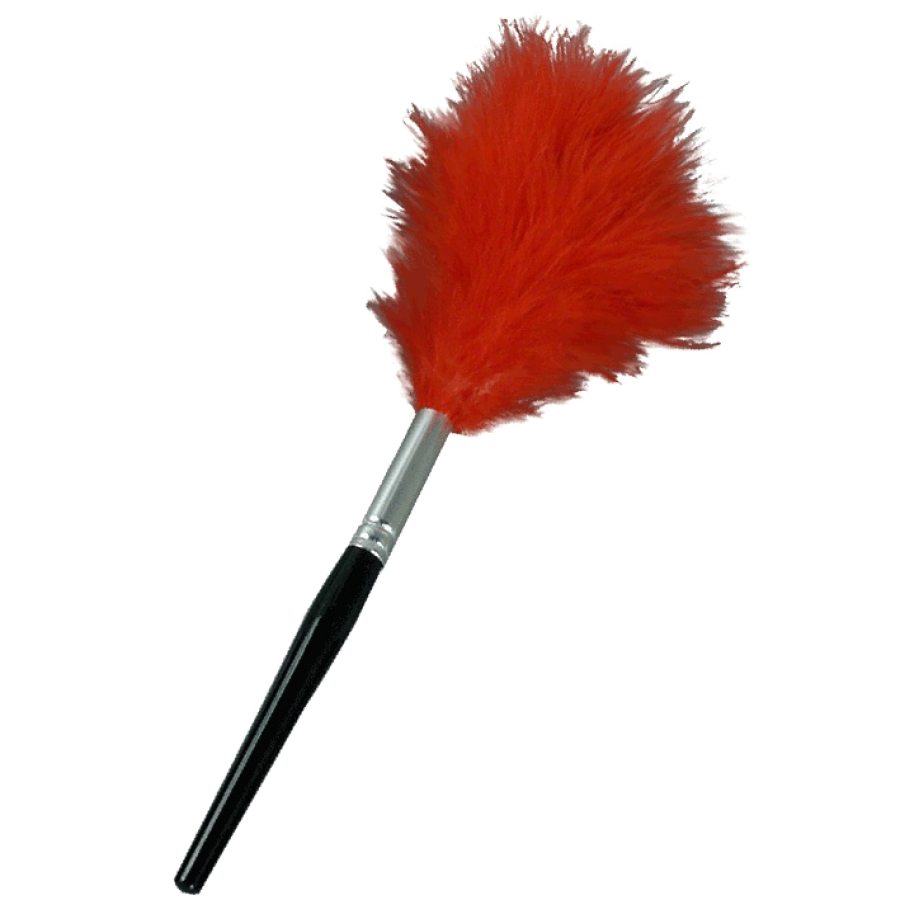 Red Feather Fingerprint Dusting Brush